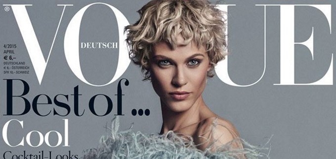 Aymeline Valade u Armani Priveu za njemački Vogue