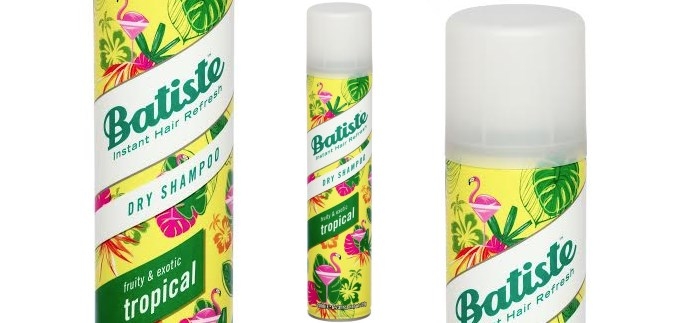 Poklanjamo 3 šampona za suho pranje kose Batiste Tropical!