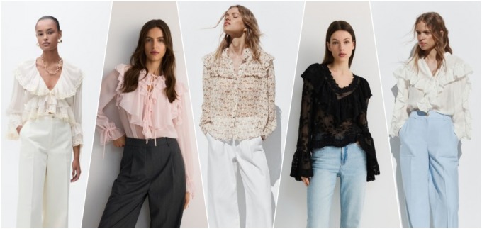 10 slatkih proljetnih boho bluza s volanima