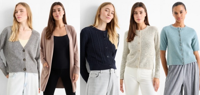 TOP 10 C&A kardigana koji će se nositi ove jeseni