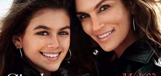 Majka i kćer zajedno: Cindy i Kaia na naslovnici pariškog Voguea