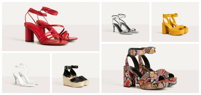 Najljepše Bershka sandale s potpeticom za ljeto 2020. 