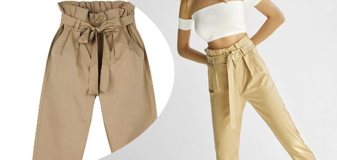 LJETNI HIT: Cropped hlače visokog struka u boji pijeska