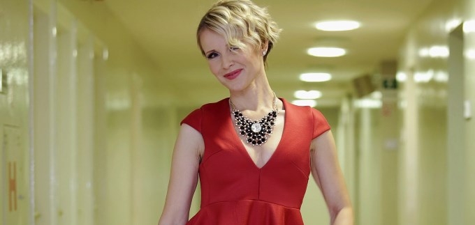 Danijela Martinović zasjala u crvenoj haljini Diane Viljevac