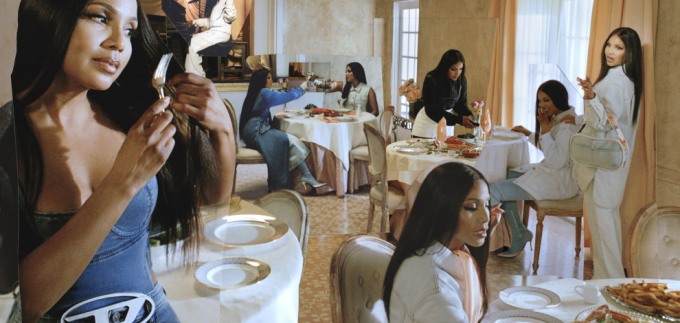 Toni Braxton i Renzo Rosso u kampanji za Diesel Library