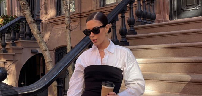 Dora Predojević na ulicama New Yorka u trendi komadima za jesen
