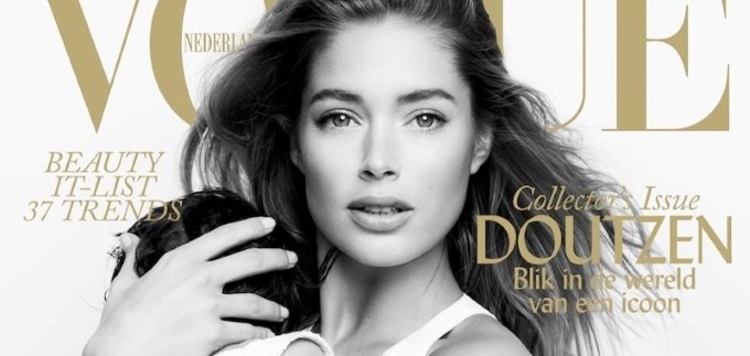 Mame su u modi: Doutzen Kroes s djecom na naslovnici Voguea