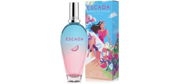 Escada Sorbetto Rosso: Miris morske soli, lubenice i ljeta 2018.