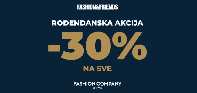 SAMO DANAS: 30% popusta na sve omiljene brendove
