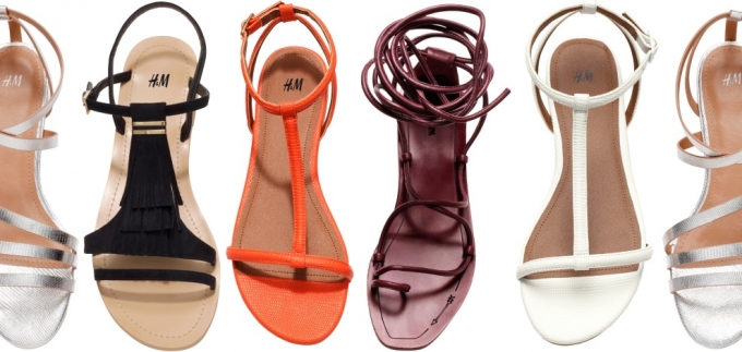 Ravne sandale by H&M: TOP 10 za proljeće/ljeto 2015.
