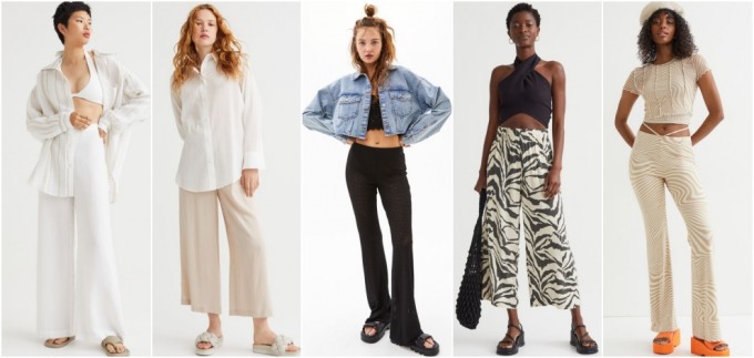 Hlače širokih nogavica su IN, imamo 10 prijedloga iz H&M-a