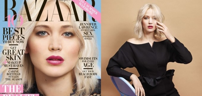 Jennifer Lawrence u Dioru za svibanjski Harper's Bazaar