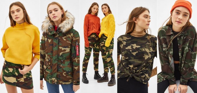 Bershka: Kamuflažni print na 9 različitih načina