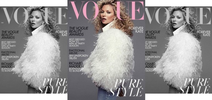 Kate Moss po četrdeseti put na naslovnici britanskog Voguea
