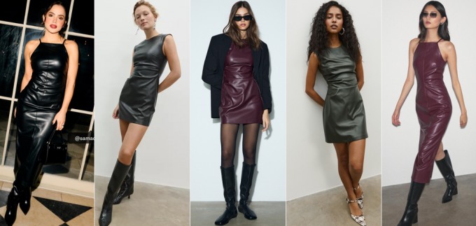 Kožna haljina je zimski 'must', imamo top modele do 26 eura