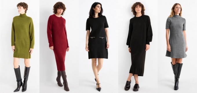 Udobne i elegantne: 10 pletenih C&A haljina koje želimo