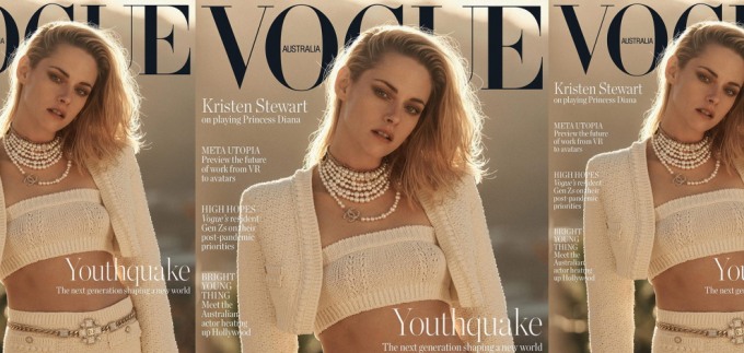 Kristen Stewart u Chanelu na naslovnici Voguea