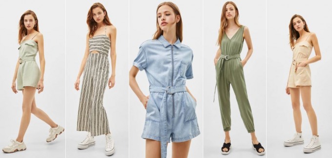 Bershka: Najbolji modeli kombinezona za proljeće i ljeto 2019.