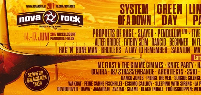 Finalni popis bendova za bombastični Nova Rock Festival