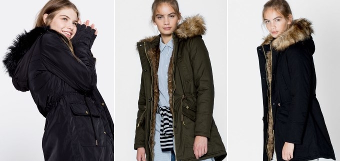  Pull&Bear: Ženske parke za jesen/zimu 2016/2017.