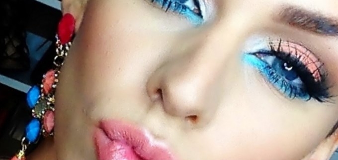 Proljetni make-up look u veselim bojama