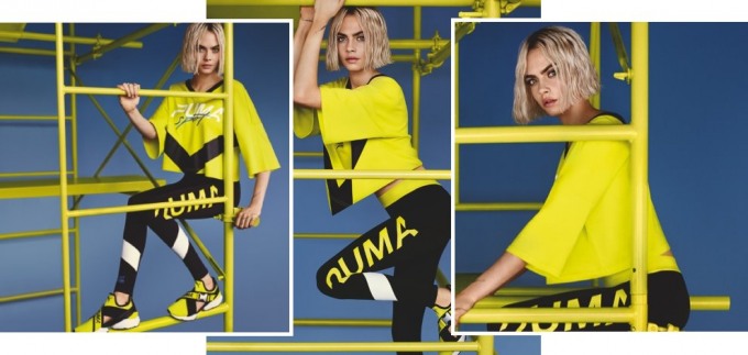 U sportskom điru: Cara Delevingne i Puma osvajaju neonskim bojama