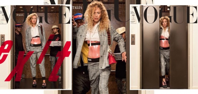 Raquel Zimmermann u Fendiju na naslovnici talijanskog Voguea