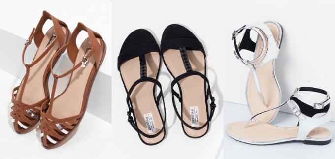 Bershka: Ravne sandale za proljeće/ljeto 2015.