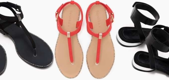 Ravne sandale i natikače: Donosimo najbolje iz Bershke!