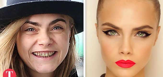 10 šokantnih fotografija supermodela bez make-upa