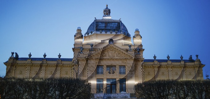 Svjetlosna intervencija Javiera Riere na Umjetničkom paviljonu