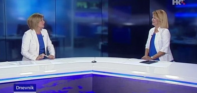 Tina Šimurina x Milanka Opačić: Modni spektakl u Dnevniku HRT-a