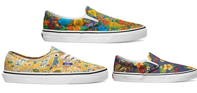 Vans X Liberty S/S 2015: Tenisice za sezonu cvijeća i boja