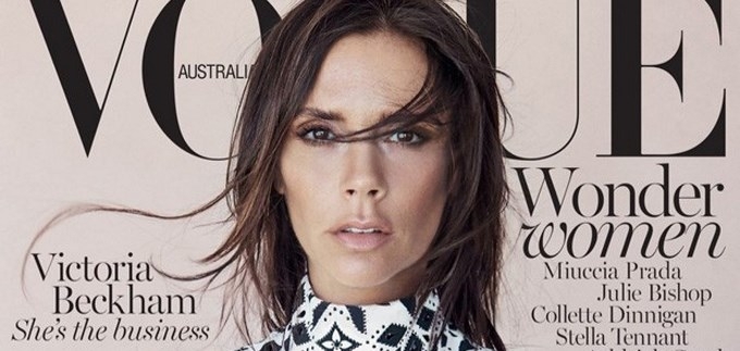 Victoria Beckham nosi Louis Vuitton na coveru Voguea