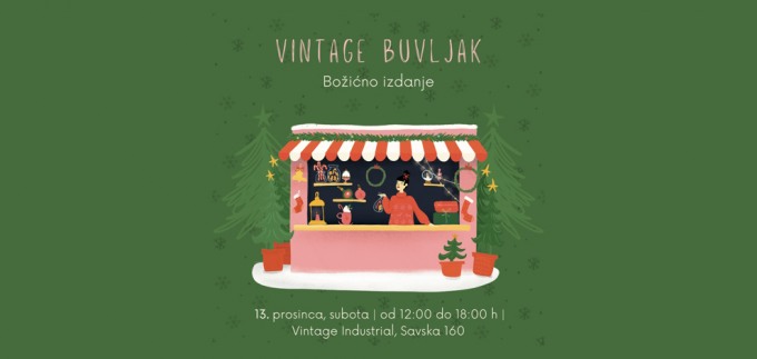 Božićni buvljak ove subote u Vintage Industrialu