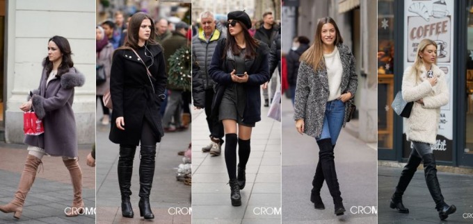 Kako nositi visoke čizme: Pogledajte ideje sa zagrebačkih ulica!