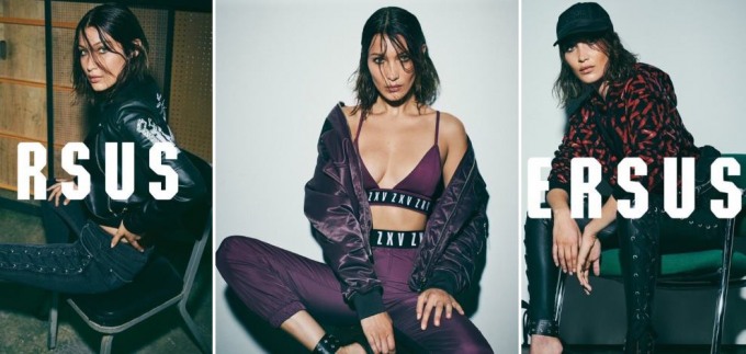 Rokerske modne vibre: Bella Hadid za Versus Versace x Zayn