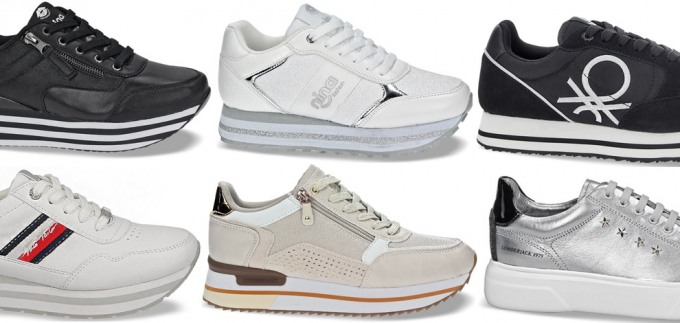 Platform sportske cipele su IN, ovo su proljetni top modeli