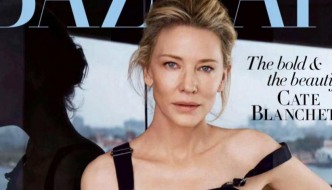 Čarobna Cate Blanchett u baršunastoj haljini za Harper's Bazaar