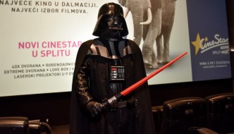 Darth Vader prvi posjetio najveće kino u Dalmaciji