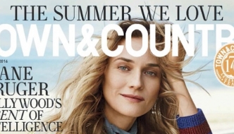 Uz minimalno šminke: Diane Kruger u Guccijevoj jakni