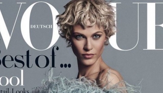 Aymeline Valade u Armani Priveu za njemački Vogue