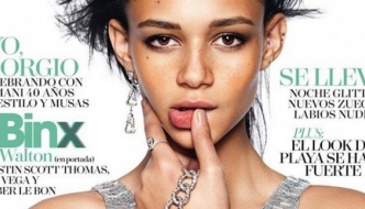 Lice koje obožavamo: Binx Walton u Armaniju za Vogue