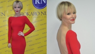 Nova frizura, mladenački look: Danijela zasjala u crvenoj haljini
