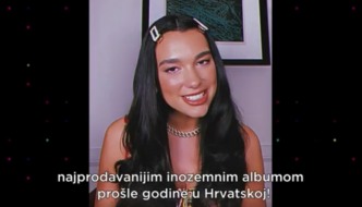 Dua Lipa ima poruku za fanove u Hrvatskoj