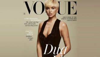 Dua Lipa u Armanijevoj haljini za Vogue