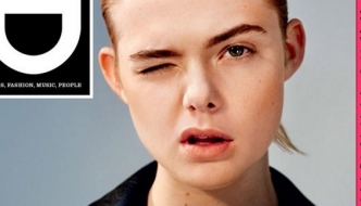 Mlada Elle Fanning u Saint Laurentovoj jakni za i-D Magazine