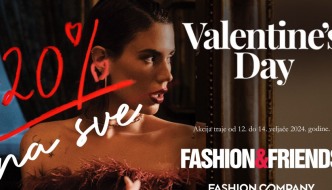 Fashion&Friends za Valentinovo daruje 20% popusta na sve