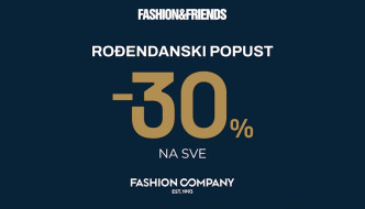 Fashion Company povodom rođendana donosi 30% popusta na sve