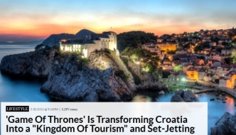 Forbes: Igra prijestolja Hrvatsku pretvorila u kraljevstvo turizma